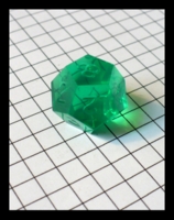 Dice : Dice - 12D - Medium Green Clear Percision Unpainted